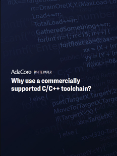 Why use a commercially supported C/C++ toolchain?